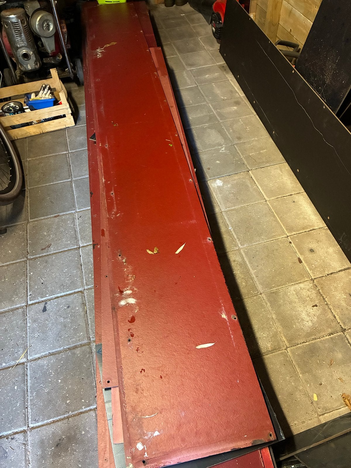 Gebruikte Trespa platen 300x36 cm, 6 mm dik (ca. 20 stuks), Doe-het-zelf en Verbouw, Platen en Panelen, Ophalen of Verzenden, Gebruikt