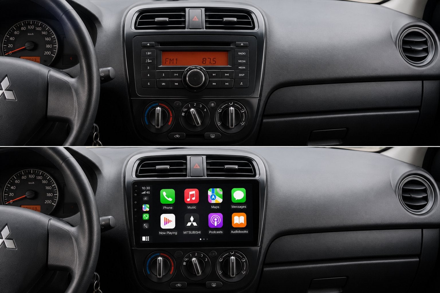 Mitsubishi Space Star CarPlay & Android Auto Inbouw, Ophalen, Nieuw