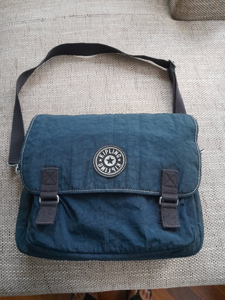 Kipling blauwe grote schoudertas, Sieraden, Tassen en Uiterlijk, Ophalen of Verzenden, Gebruikt, Blauw, Kipling