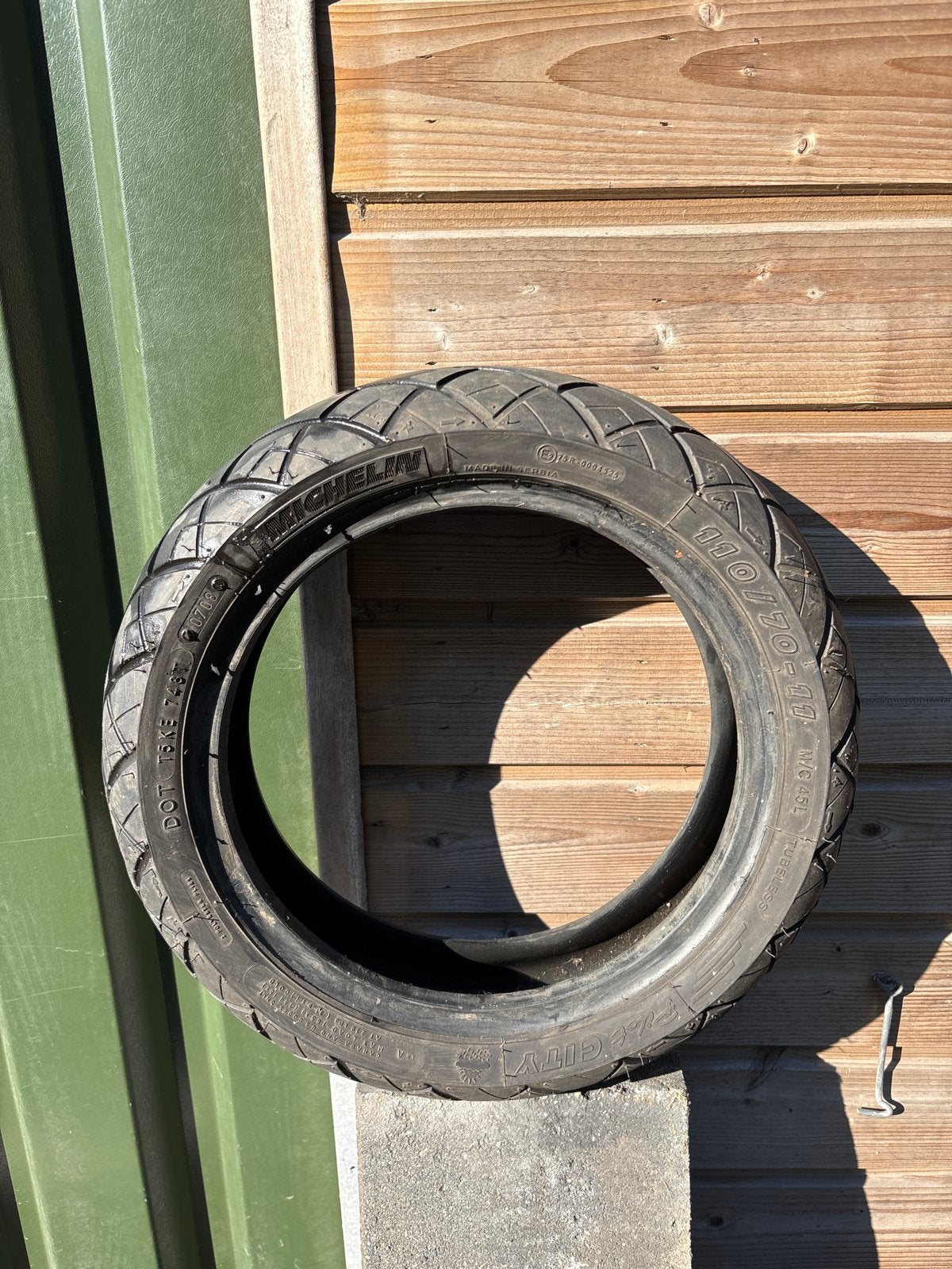 Michelin Scooter Band 110/70 11 inch - Goed Profiel, Ophalen, Gebruikt, Overige typen, Overige merken