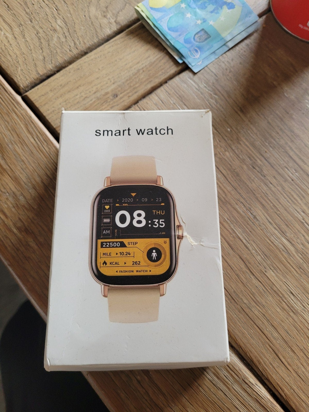 Nieuwe Smartwatch met stappenteller en calorieënteller, Ophalen of Verzenden, Afstand, Nieuw, Roze