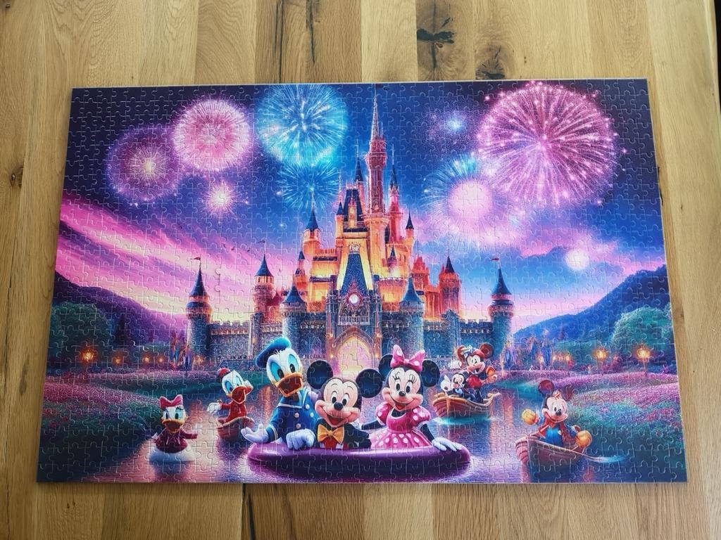 Puzzel Mickey Mouse & Friends, Hobby en Vrije tijd, Denksport en Puzzels, Ophalen, 500 t/m 1500 stukjes, Zo goed als nieuw