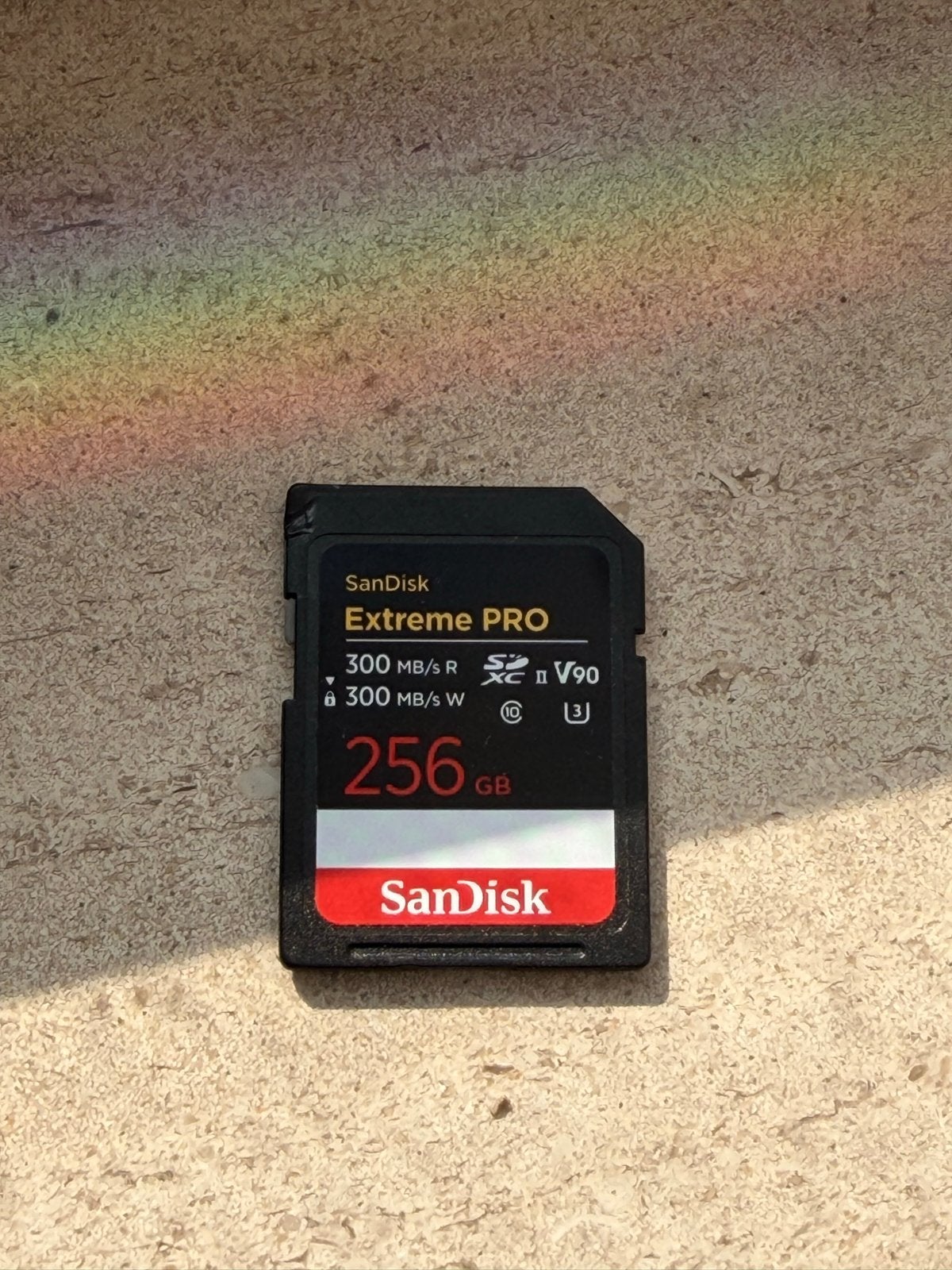 SanDisk Extreme PRO SDXC 256GB V90 Geheugenkaart, Gebruikt, SDXC, Ophalen of Verzenden, Geschikt voor 4K video