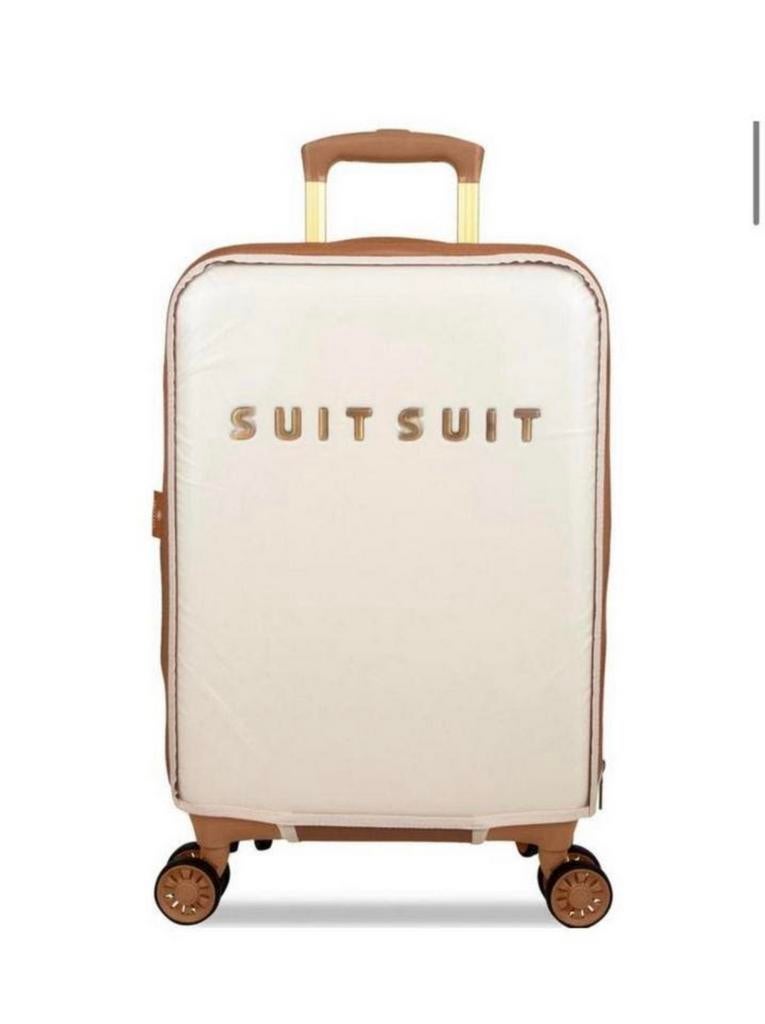 SUITSUIT Fab Seventies Handbagage koffer 55 cm Antique White, Sieraden, Tassen en Uiterlijk, Koffers, Ophalen, Nieuw, Overige materialen