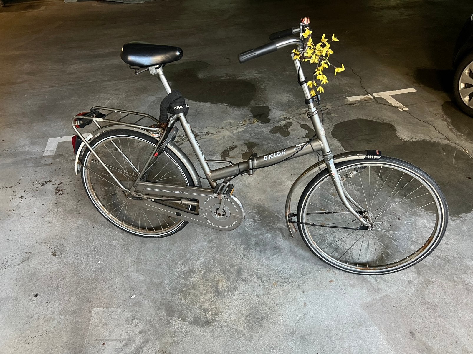 Union vouwfiets, Ophalen, Gebruikt, Deels opvouwbaar, 20 inch of meer