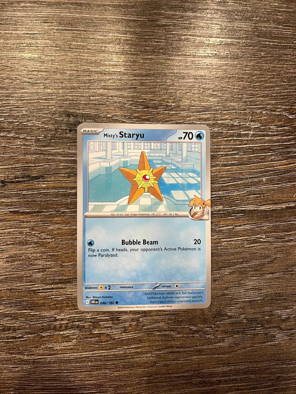 Misty’s Staryu DRI 046/182, Ophalen of Verzenden, Zo goed als nieuw
