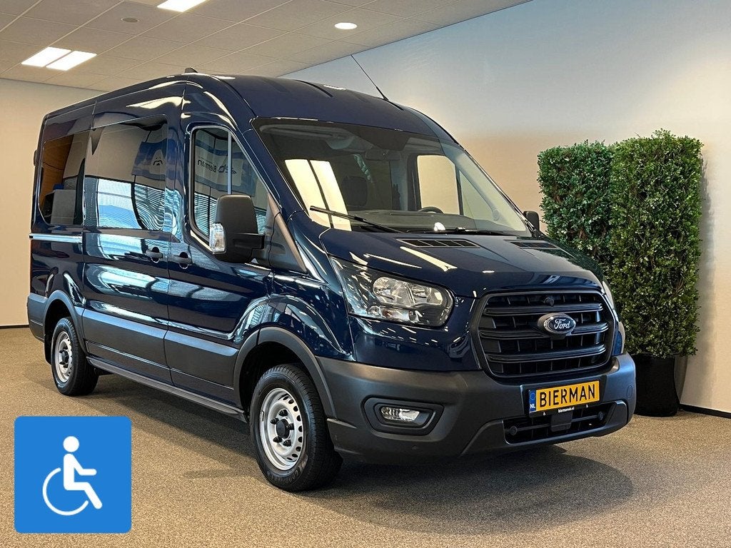 Ford Transit L2H2 Rolstoelbus, Auto's, Bestelauto's, Bedrijf, Te koop, Aangepast voor mindervaliden, Achteruitrijcamera, Airconditioning