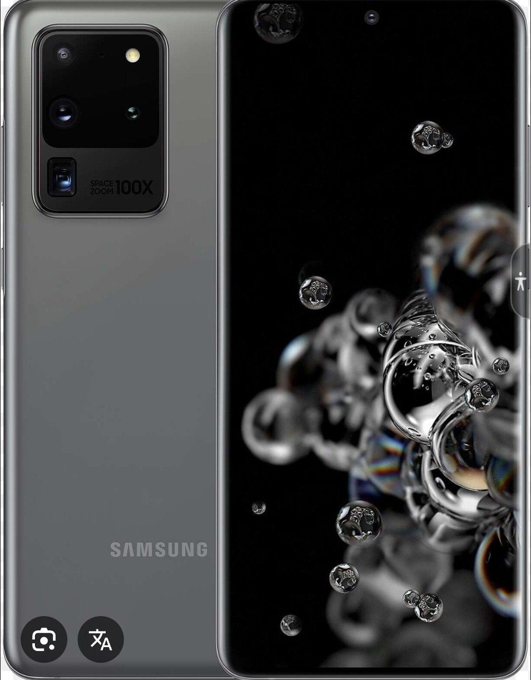 Samsung Galaxy S20 Ultra 5G, Galaxy S20, Zwart, Touchscreen, Ophalen of Verzenden