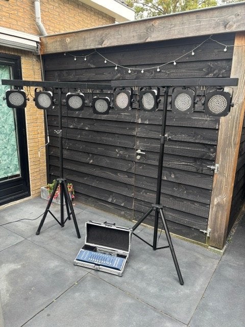 Showtec compact lightset 2x incl DMX controller, Muziek en Instrumenten, Ophalen, Gebruikt, Licht, Geluidgestuurd