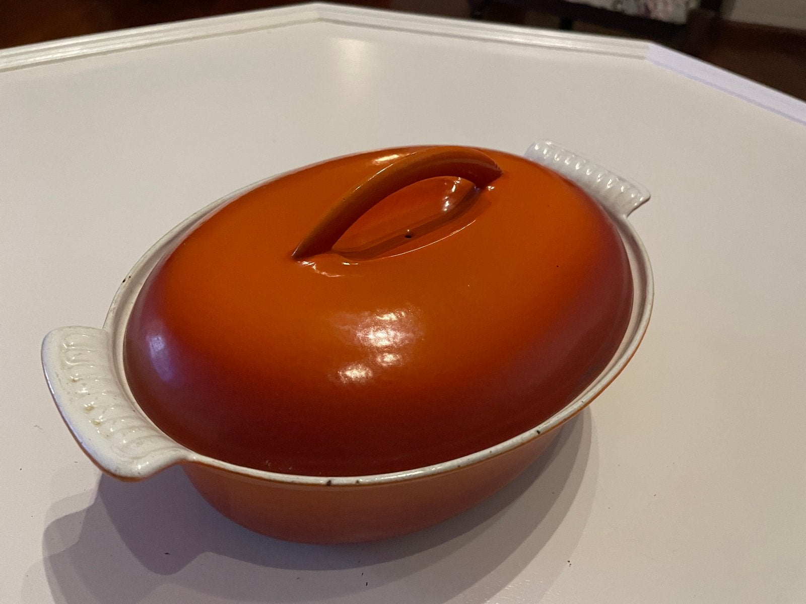Vintage DRU Holland ovale gietijzeren braadpan, Ophalen