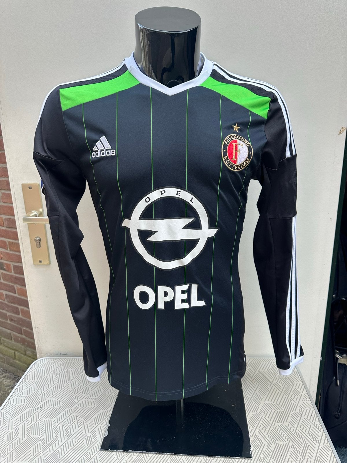 Feyenoord uitshirt 2014-2015 Van der Lely #6 Maat L, Maat L, Ophalen of Verzenden, Zo goed als nieuw, Shirt