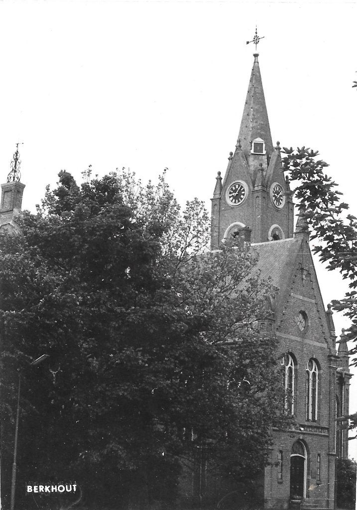 AK Berkhout - N.H. Kerk, Verzenden, 1960 tot 1980, Ongelopen, Noord-Holland