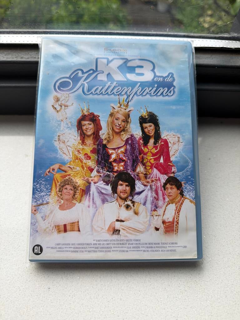 K3 en de Kattenprins DVD - Zo goed als nieuw, Cd's en Dvd's, Avontuur, Alle leeftijden, Ophalen of Verzenden, Zo goed als nieuw