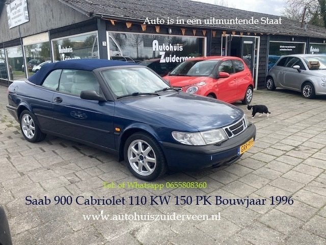 Saab 900 Cabrio 2.3 S 110KW / 150PK Zéér Mooi, Auto's, Oldtimers, Beige, Bedrijf, Handgeschakeld, Geïmporteerd