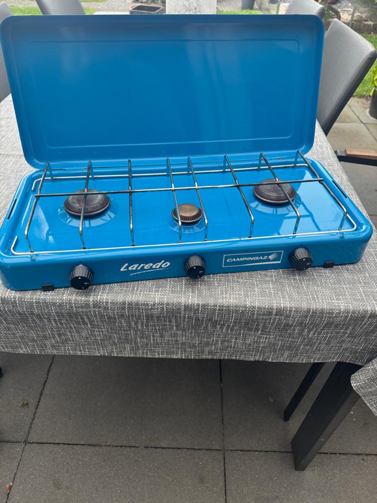 Campingaz Laredo 3-pits gasfornuis., Ophalen of Verzenden, Gebruikt