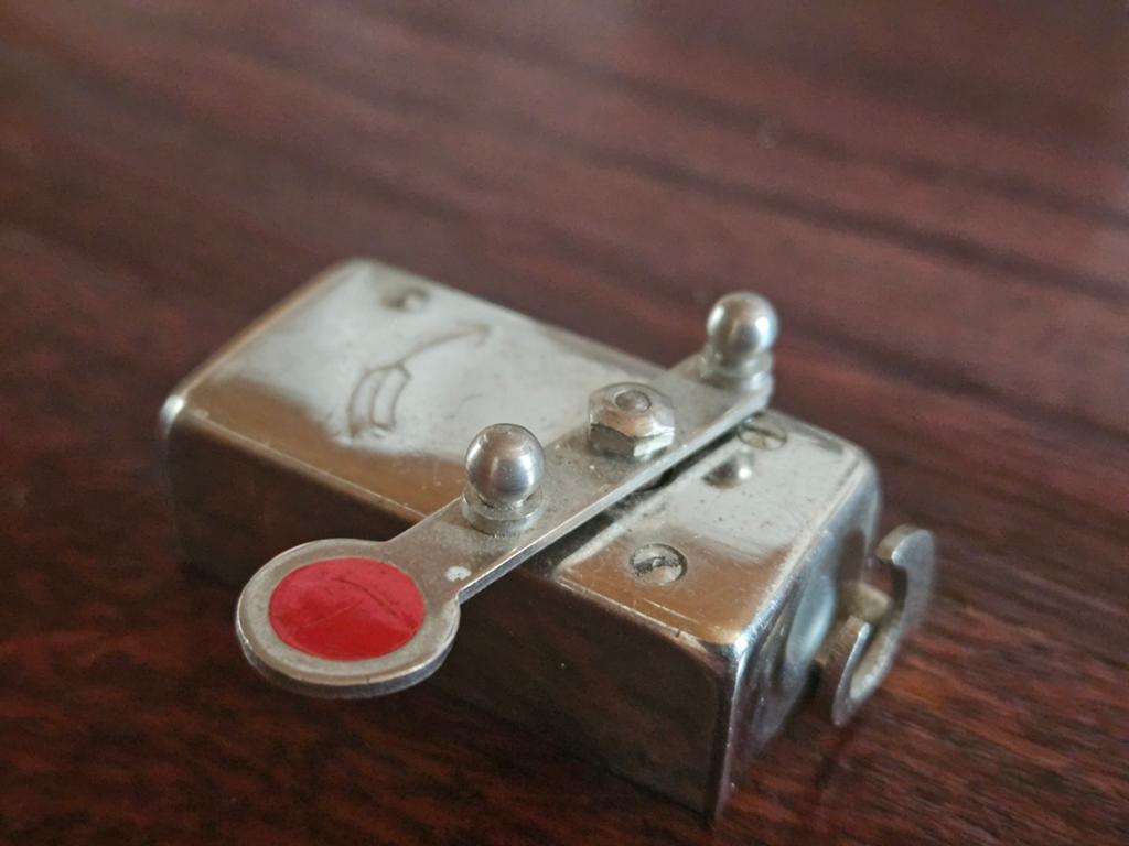 Antieke Autoknips zelfontspanner jaren '30 - originele staat, Ophalen of Verzenden