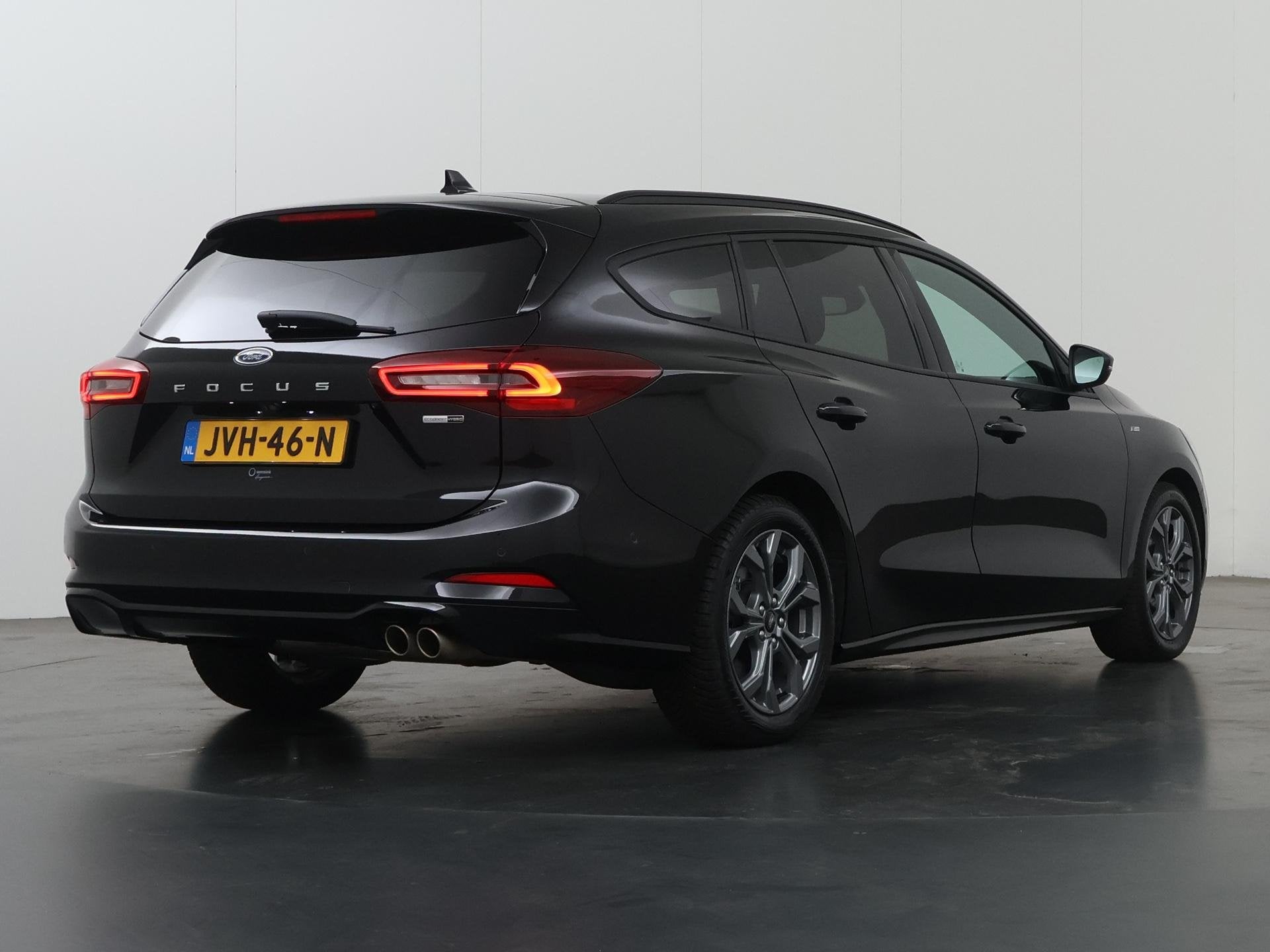 Ford Focus Wagon 1.0 EcoBoost Hybrid ST Line | Trekhaak | Wi, Auto's, Gebruikt, Euro 6, Zwart, Handgeschakeld