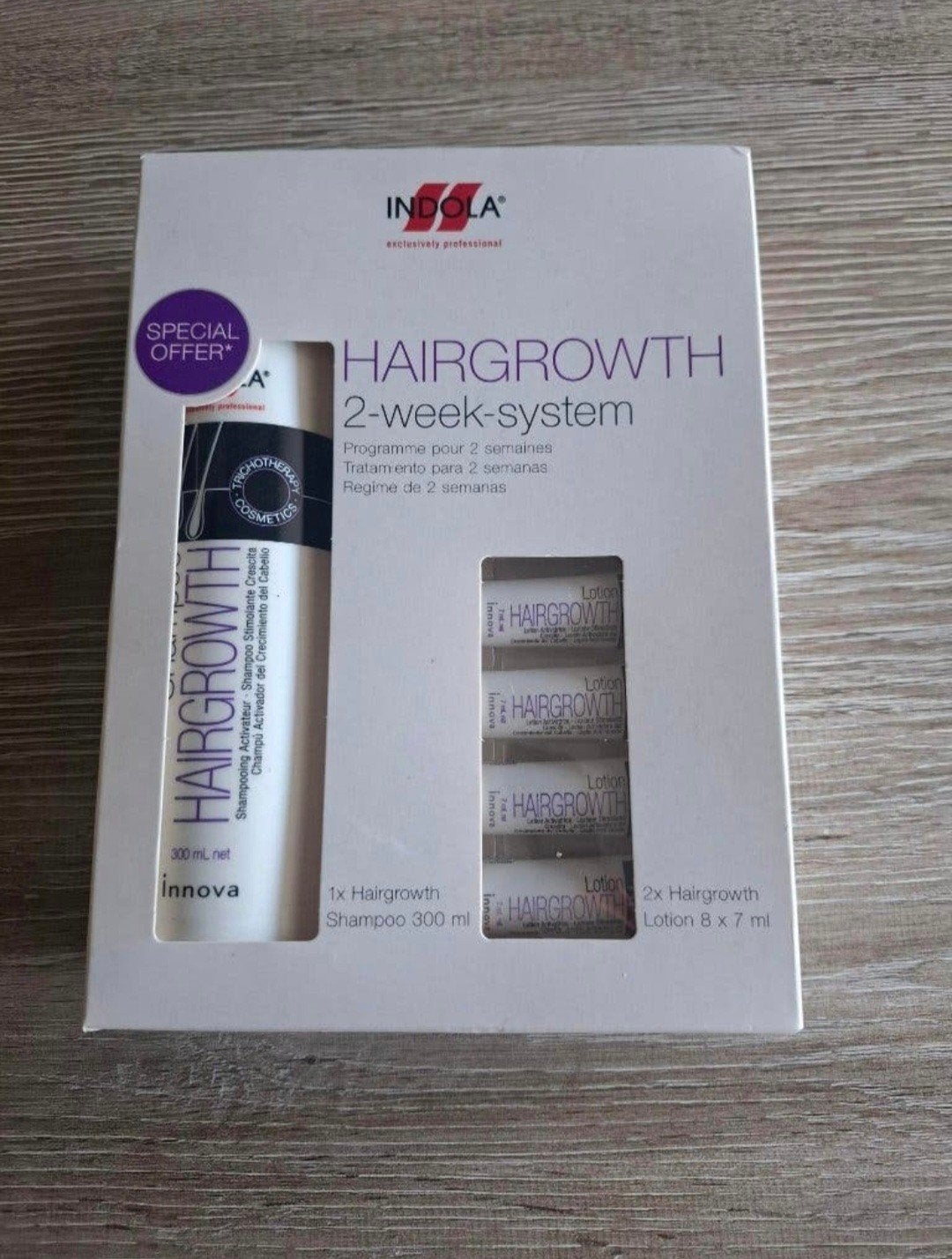 Nieuwe indola hairgrowth 2-week-system ( advr 402), Ophalen of Verzenden, Nieuw, Haarverzorger of -hersteller