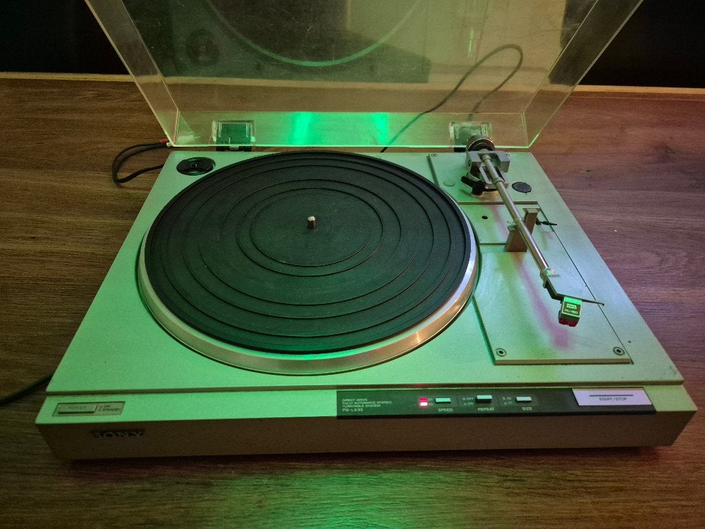 SONY PS .LX 33 ..     phono voorversterker, Gebruikt, Automatisch, Ophalen of Verzenden, Platenspeler