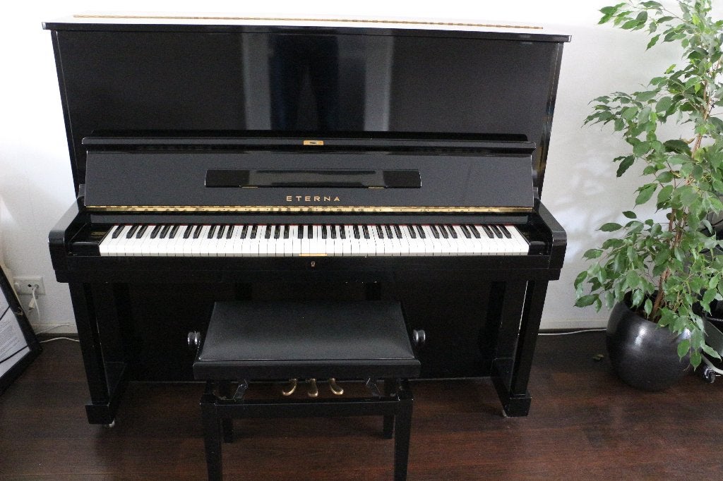 Eterna 130 piano, Muziek en Instrumenten, Ophalen, Gebruikt, Zwart, Piano