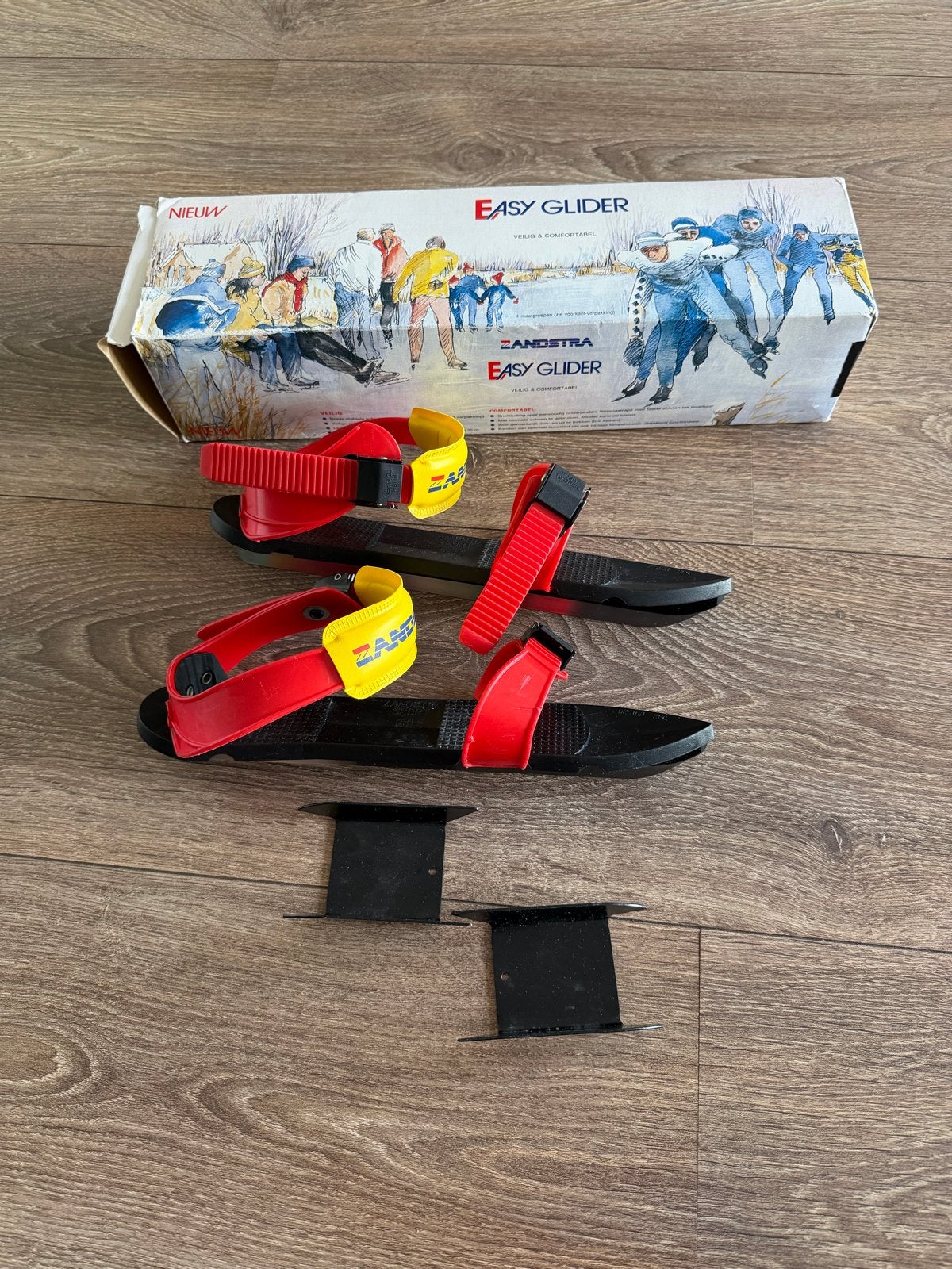 Zandstra Easy Glider Schaatsen Maat 32-36 met hulpstukken, Sport en Fitness, Schaatsen, Ophalen of Verzenden, Zo goed als nieuw