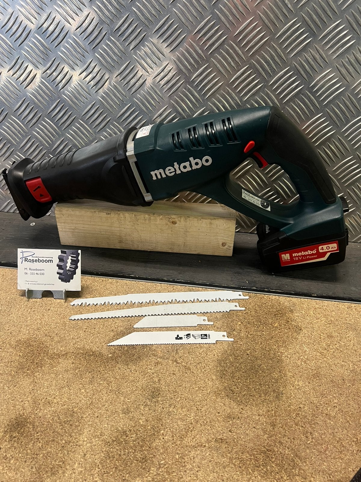 Metabo accu reciprozaag met accu type ASX18 Ltx werkt goed, Www.metabo .com, 70 mm of meer, 600 tot 1200 watt, Ophalen of Verzenden