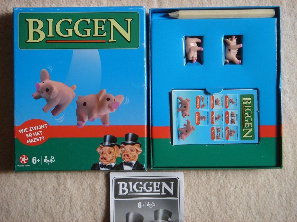 LEUK: Biggen, Ophalen, Een of twee spelers, Reisspel, Gebruikt