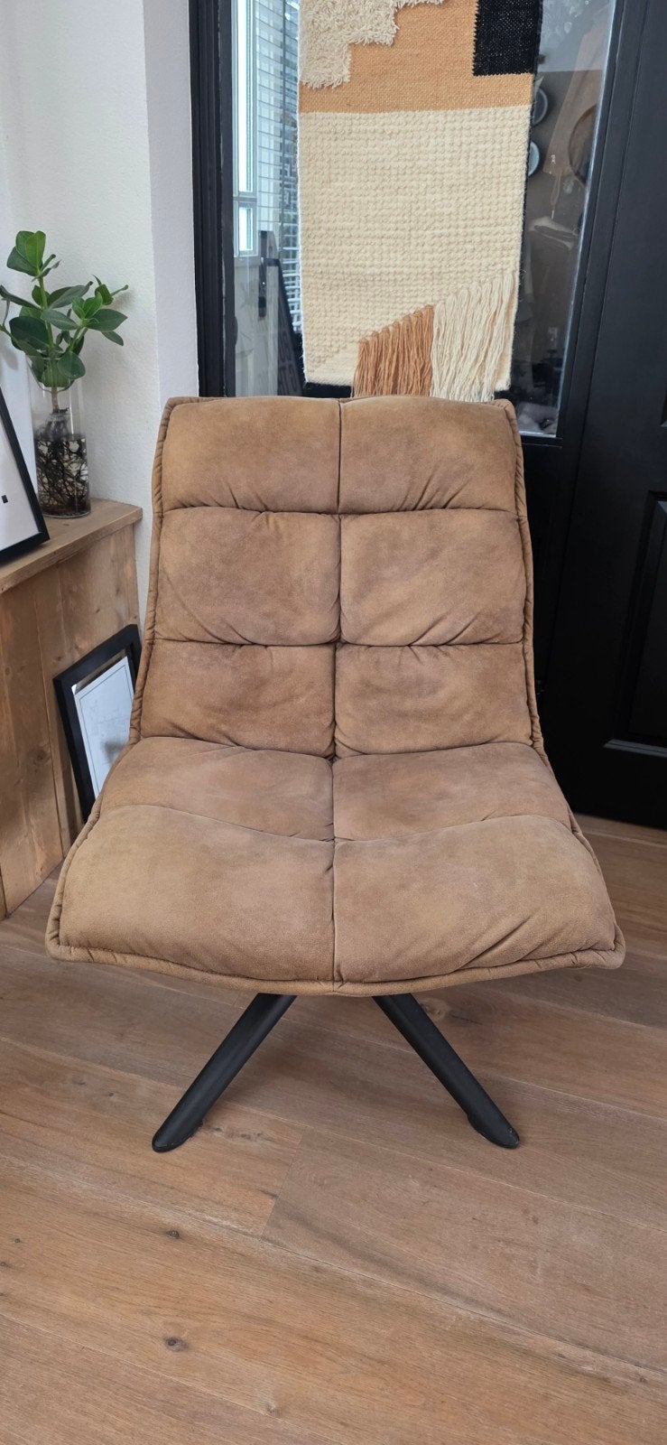 fauteuil draaistoel, Huis en Inrichting, Ophalen, Gebruikt, 50 tot 75 cm