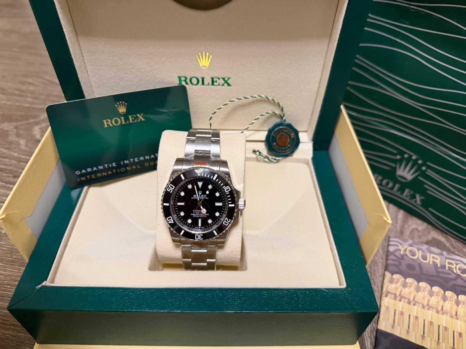 Rolex submariner no date 41 mm FULL SET, Ophalen of Verzenden, Nieuw, Zwart, Sneakers of Gympen