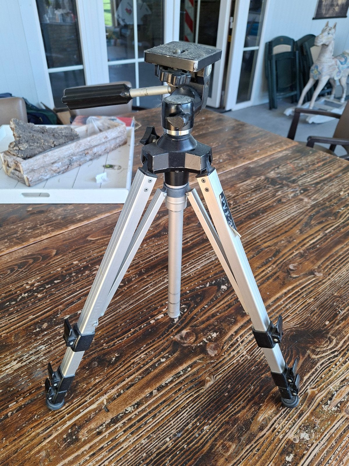 Viola PVF-38 Driepoot Statief - Made in Japan, Audio, Tv en Foto, 150 tot 175 cm, Gebruikt, Overige merken, Met balhoofd