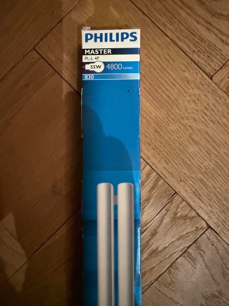31x Philips Master PL-L 4P 55W 830 spaarlampen, Ophalen, 60 watt of meer, Nieuw, Overige fittingen