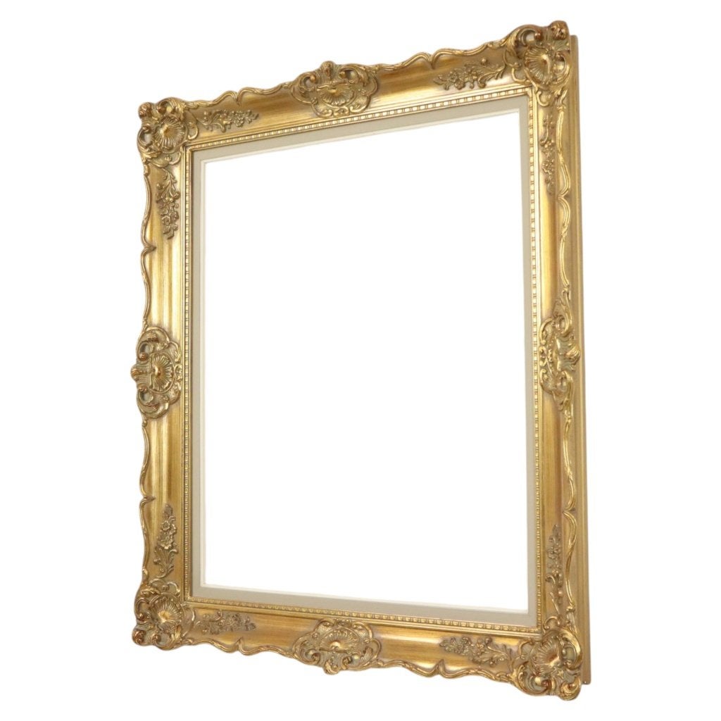 Prachtige Houten Barok Stijl Lijst Klassiek Goud 76x66cm, Ophalen, 66 cm, Gebruikt, Schilderijlijst