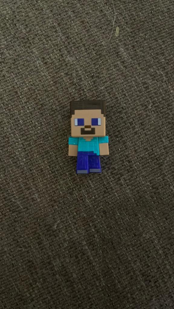 Minecraft Steve figuur - Zo goed als nieuw, Ophalen of Verzenden, Zo goed als nieuw