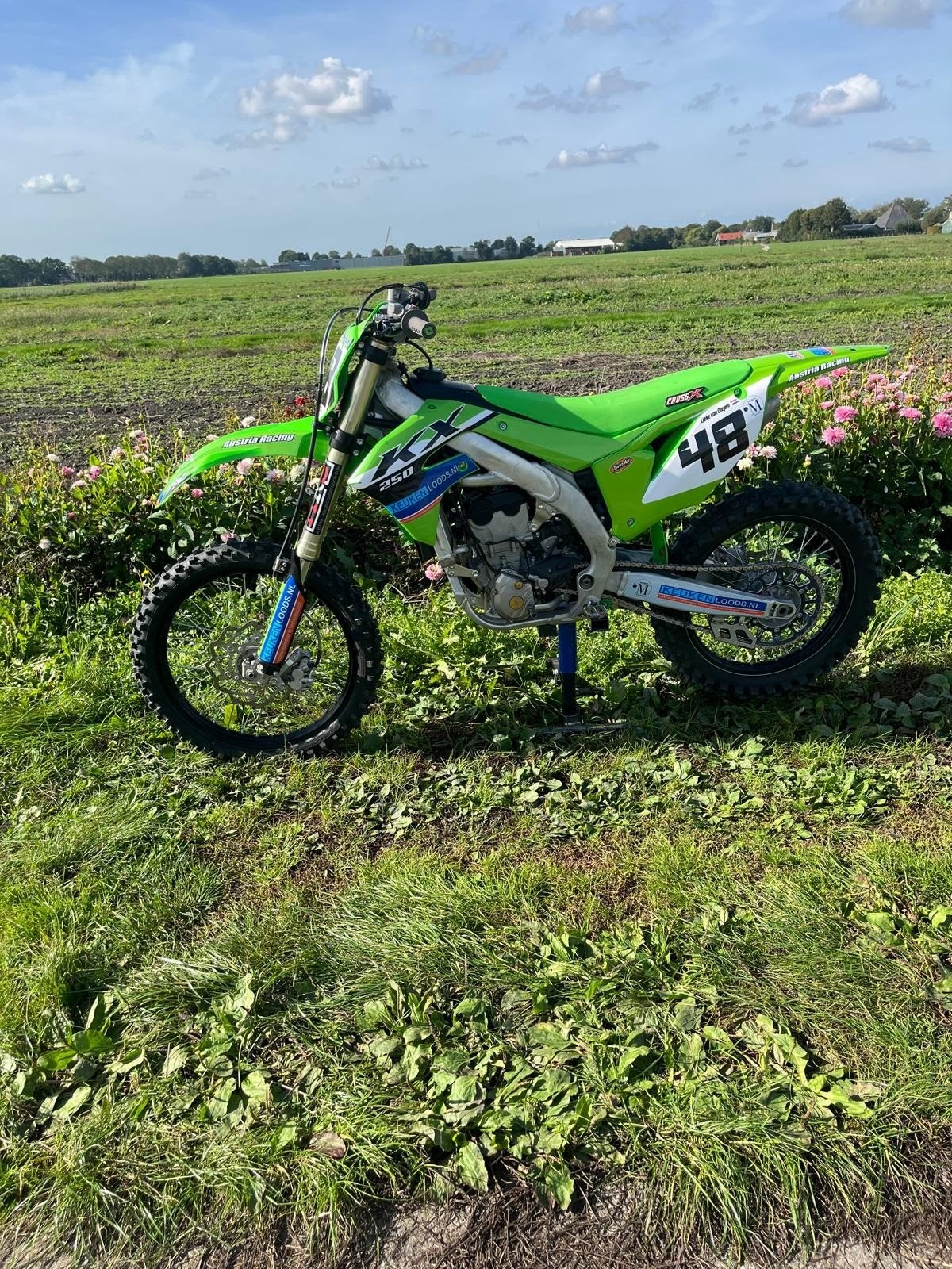 Kawasaki crossmotor 250 cc bj 2024 + extra achterwiel !, 250 cc, Gebruikt, Particulier, Crossmotor