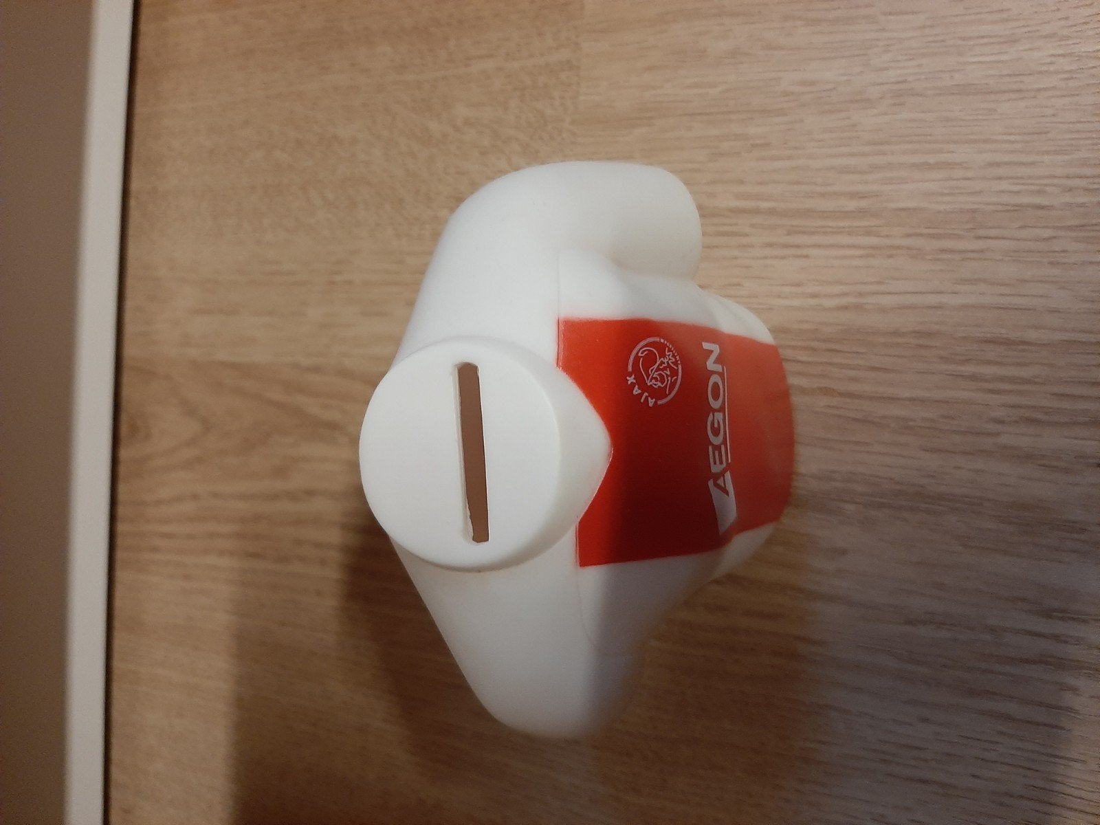 Ajax voetbal shirt spaarpot 11 cm, Ophalen of Verzenden