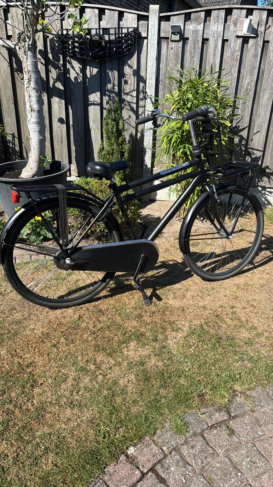 28 inch Popal Jongensfiets met 3 versnellingen, Ophalen of Verzenden, Zo goed als nieuw, 26 inch of meer, Handrem