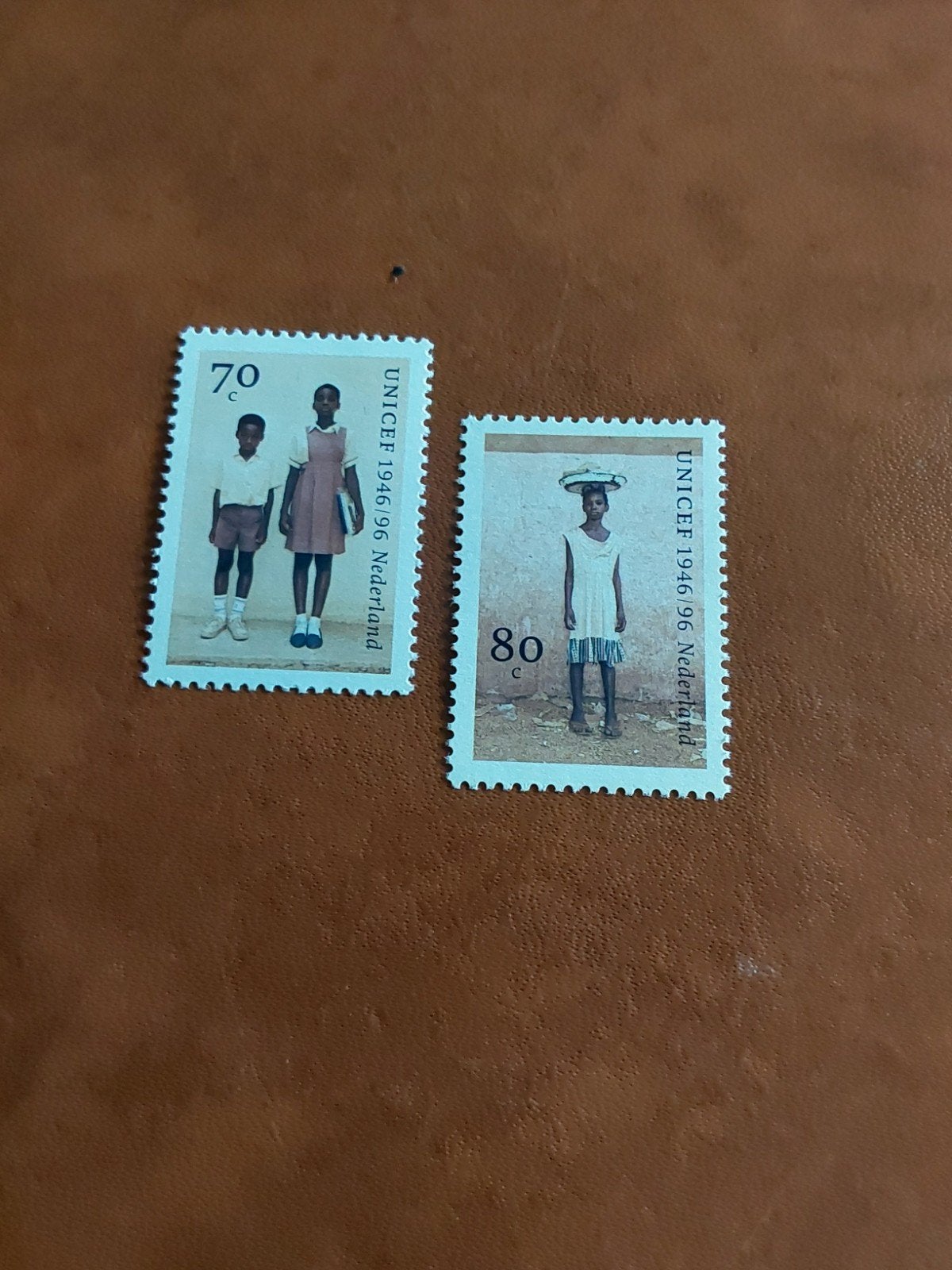 nvph 1690-1691 50 Jaar Unicef 1996 ( pf), Postzegels en Munten, Ophalen of Verzenden
