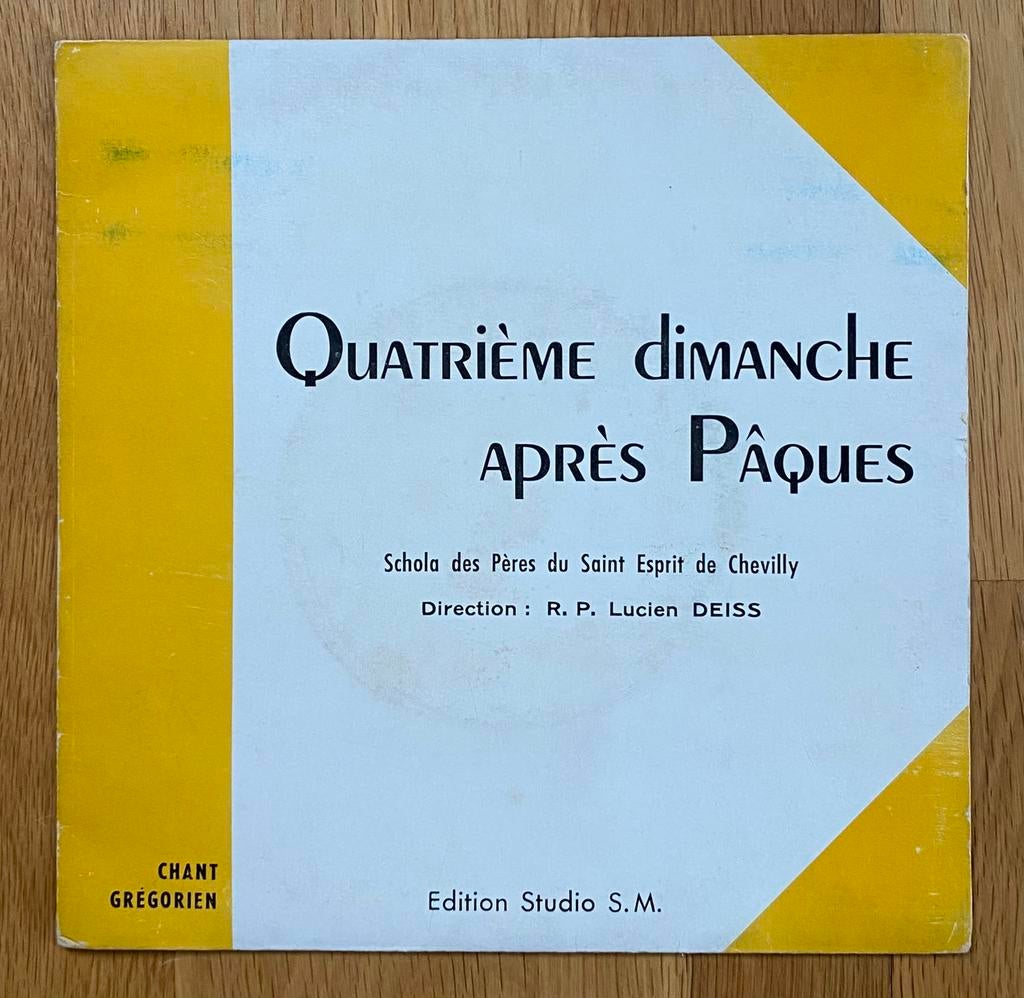 7” EP SCHOLA DES PÈRES SAINT DU ESPRIT CHEVILLY Gregoriaans, Cd's en Dvd's, Vinyl Singles, Gebruikt, Verzenden, Klassiek, 7 inch