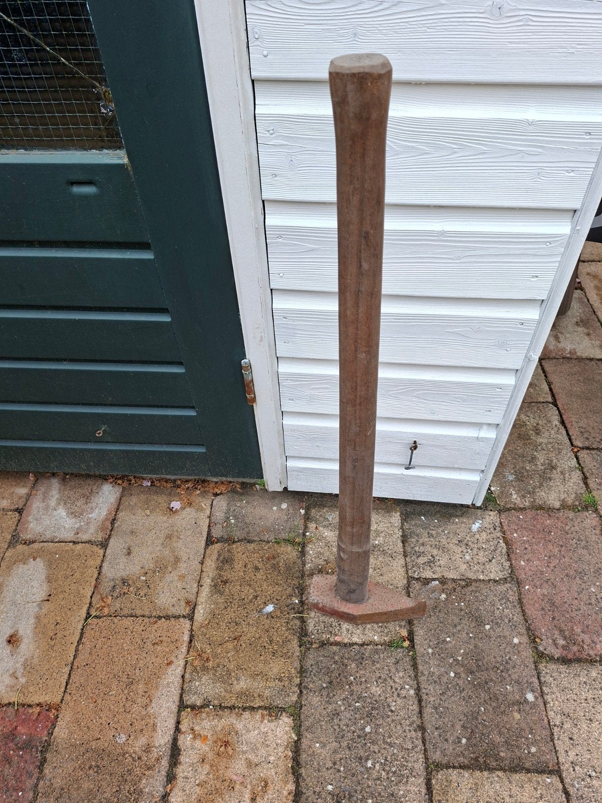 Oude pikhouweel bijl met houten steel, Ophalen, Gebruikt, Overige typen