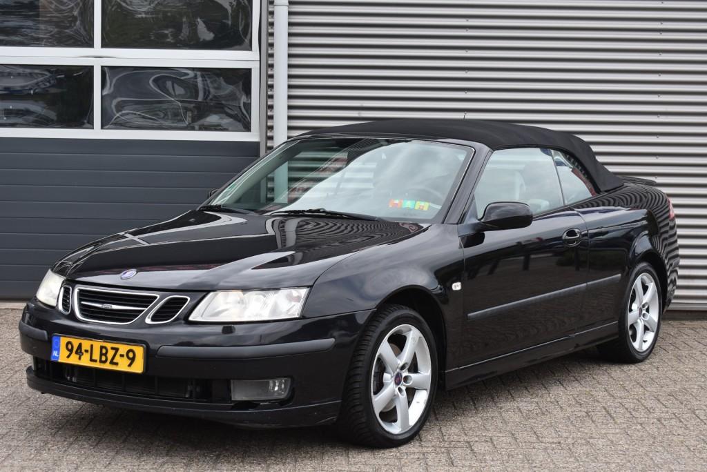 Saab 9-3 1.9 TID VECTOR CABRIO / STOELVERW / CLIMA / CRUISE, Auto's, Voorwielaandrijving, Gebruikt, 4 cilinders, Zwart