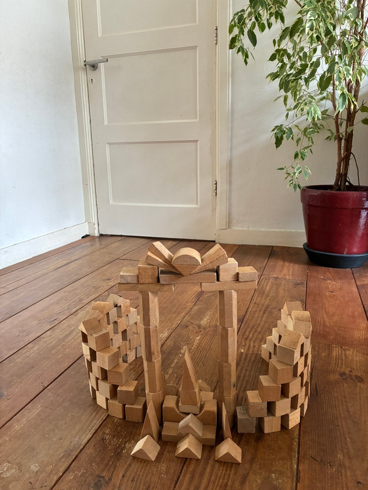 Houten blokken, Ophalen, Gebruikt
