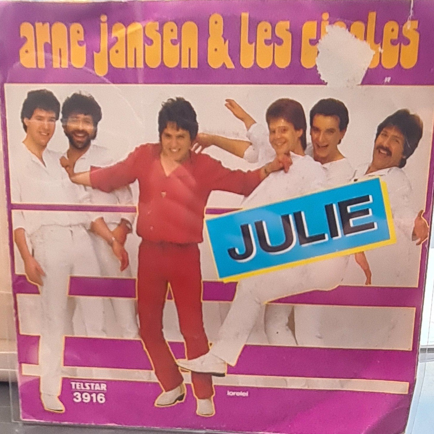 Arne Jansen & Les Cielos - Julie 7 inch single, Cd's en Dvd's, Gebruikt, 7 inch, Ophalen of Verzenden, EP