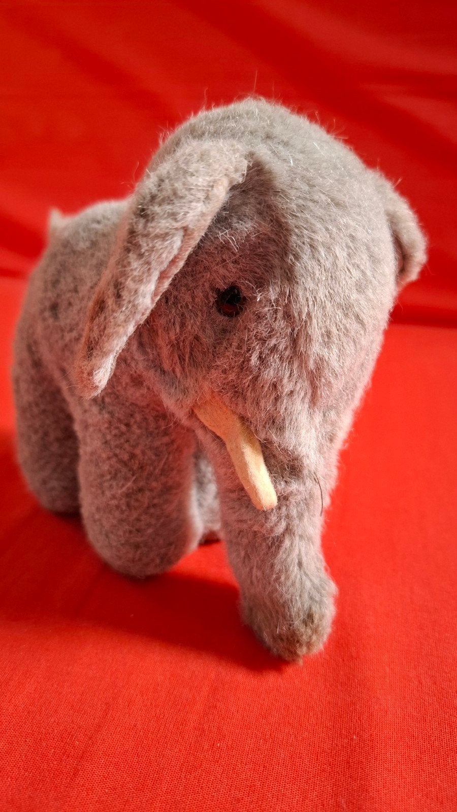 Vintage Steiff Olifantje - Zonder Knopf im Ohr, ca. 15cm, Verzamelen, Ophalen of Verzenden, Gebruikt