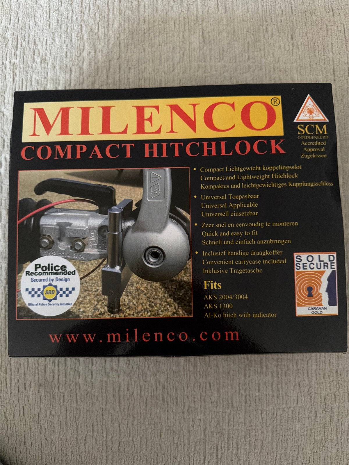 Milenco Compact Disselslot SCM Goedgekeurd - Nieuw in doos, Ophalen of Verzenden, Nieuw
