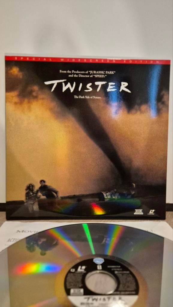 Twister Ac-3 Laserdisc, 1990 - 1999, Ophalen of Verzenden, Zo goed als nieuw, 12 inch
