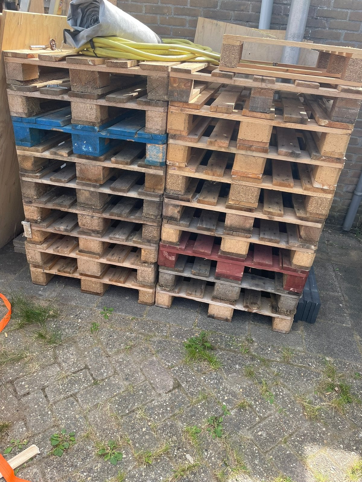 EuroPallets, Doe-het-zelf en Verbouw, Hout en Planken, Ophalen, 25 tot 50 mm, Zo goed als nieuw, Pallet