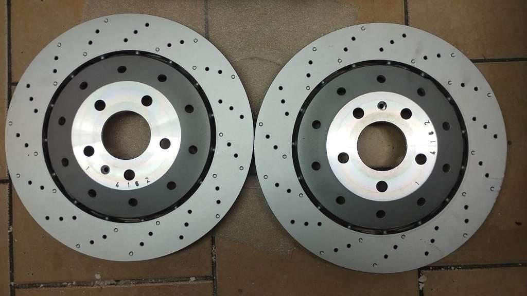 Originele Audi RS6 C6 4F achterremschijven 4F0615601H, Ophalen of Verzenden, Nieuw, Audi
