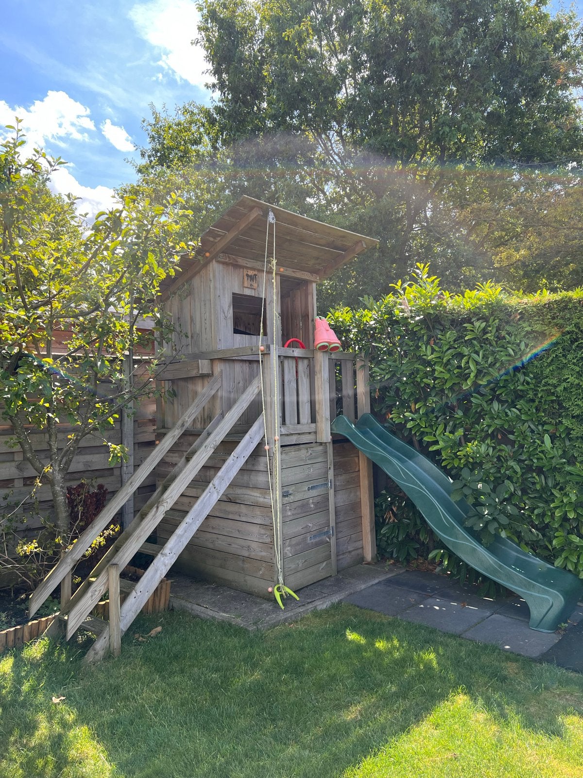 Blue Rabbit Beach Hut 120 speeltoestel met glijbaan, Ophalen, Gebruikt, Glijbaan