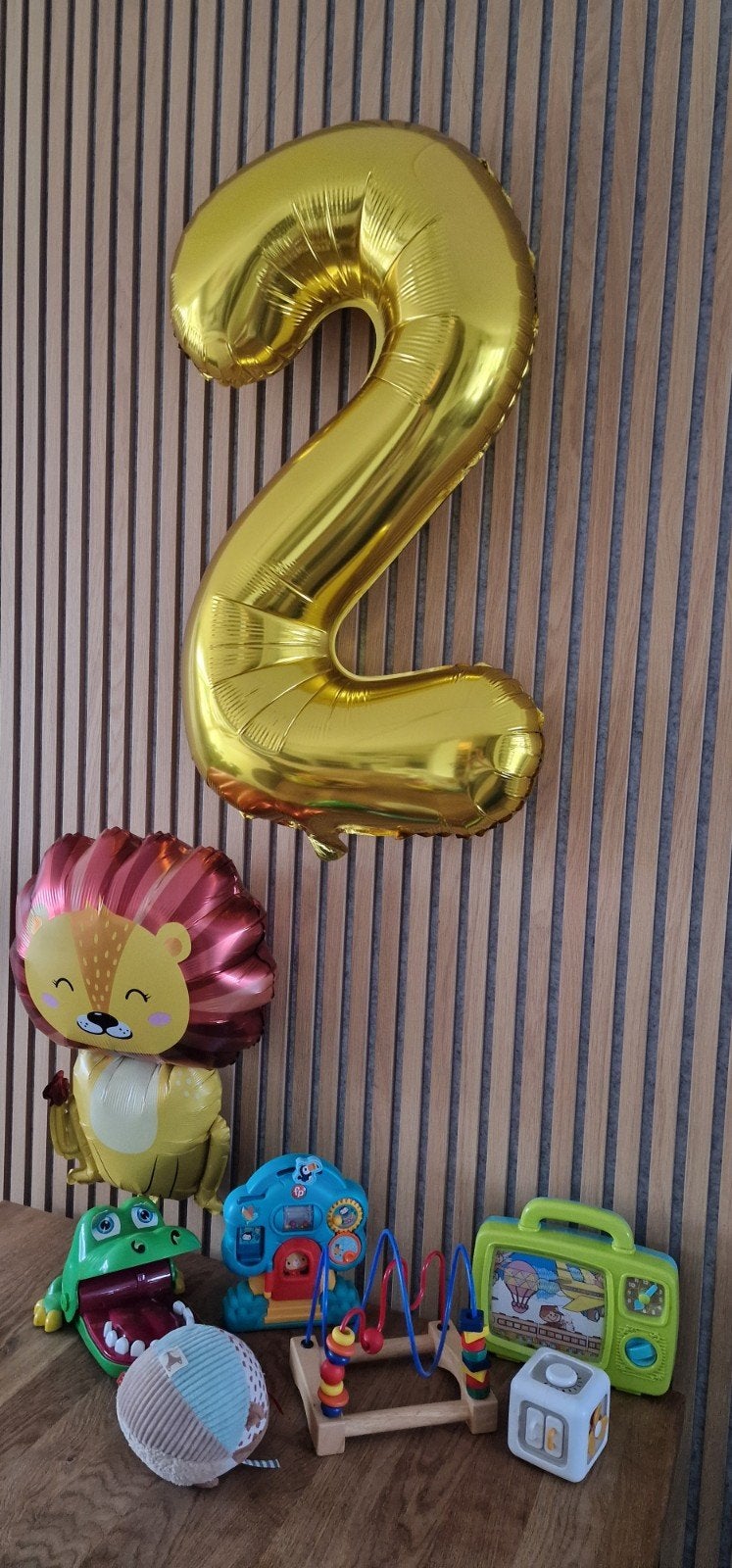 Folieballonnen & Cadeaus voor 2-jarig kindje, Ophalen, Gebruikt, Overige typen, Met licht