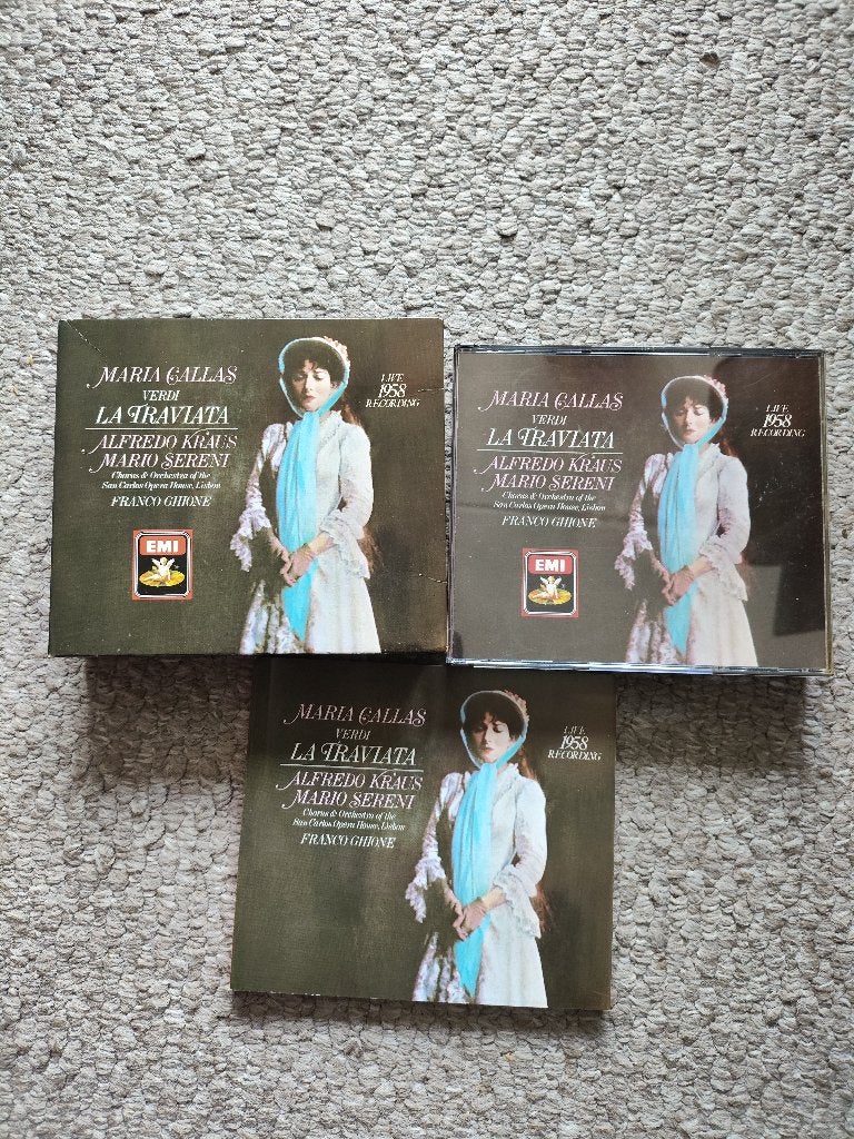 Verdi La Traviata Maria Callas, Cd's en Dvd's, Cd's | Klassiek, Ophalen of Verzenden, Classicisme, Zo goed als nieuw, Kamermuziek